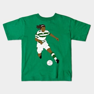 Henrik Larsson 90s Football Minimalist Soccer Kids T-Shirt